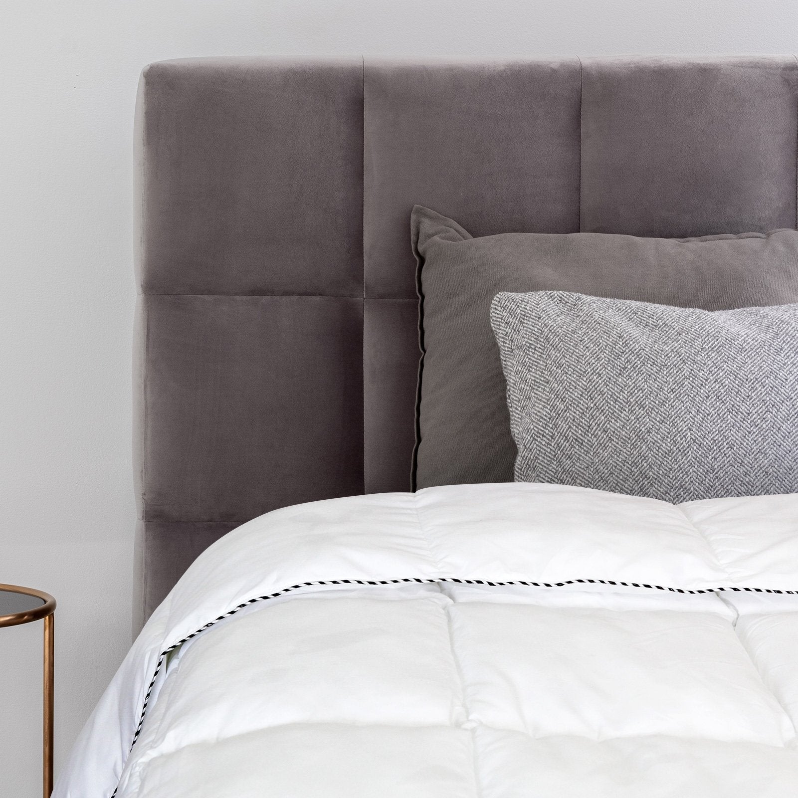 250GSM Bamboo Blend Quilt With 1100GSM King Size Hotel Pillow Bedding Set Single - Bedzy Australia