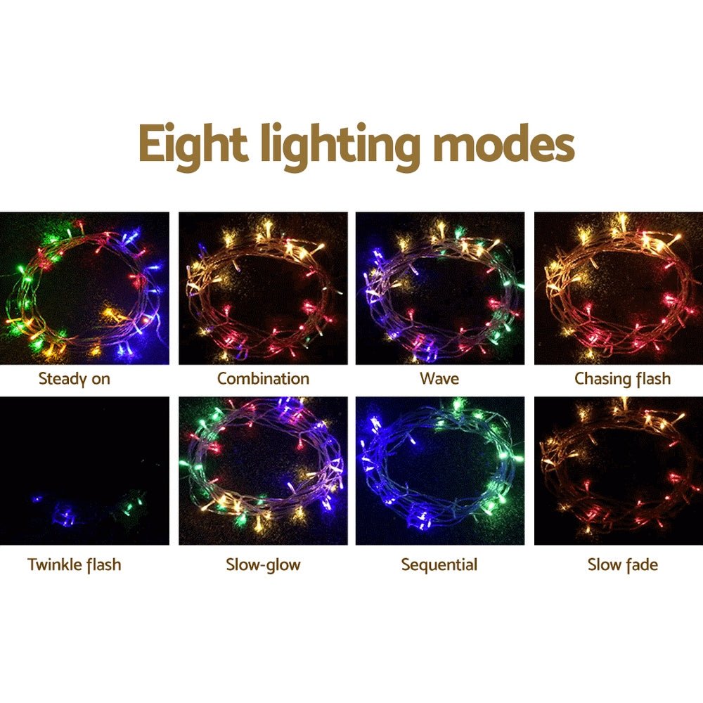 800 LED Christmas Icicle Lights Mutlicolour - Bedzy Australia