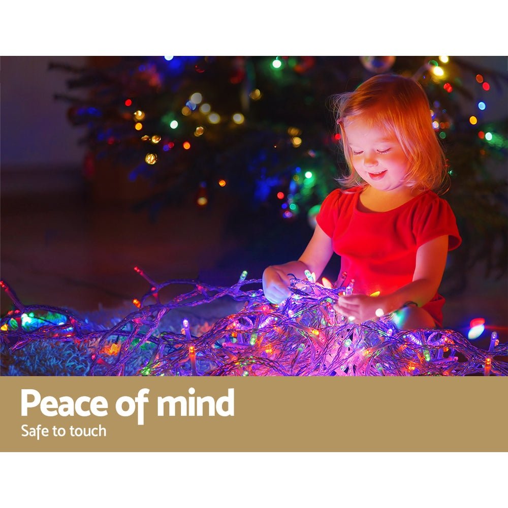 800 LED Christmas Icicle Lights Mutlicolour - Bedzy Australia