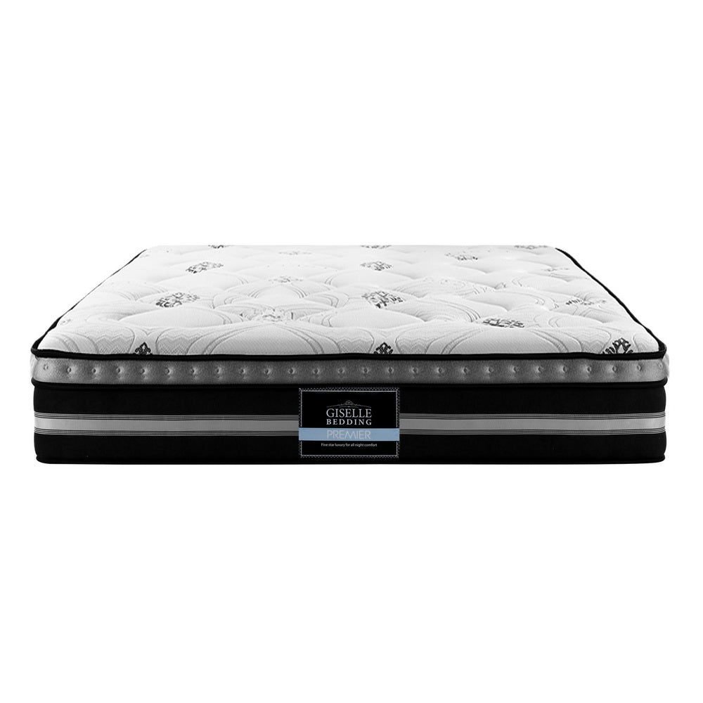Galaxy Euro Top Cool Gel Pocket Spring Mattress 35cm Thick - Double - Bedzy Australia