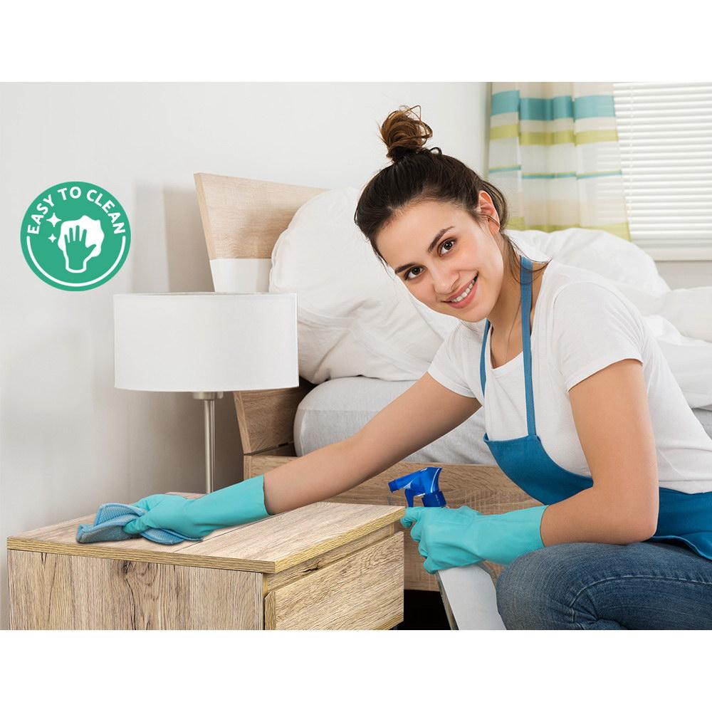 Chest Style Metal Bedside Table - Bedzy Australia