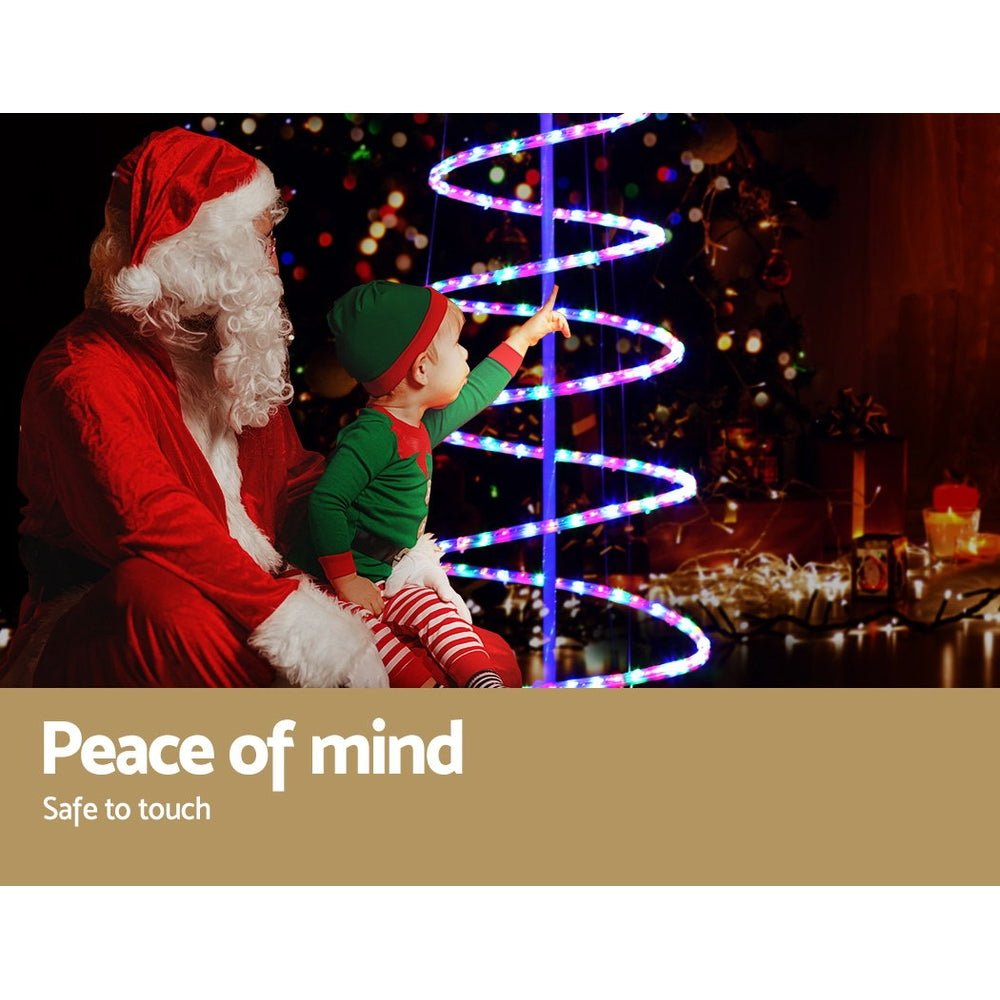 Christmas LED Motif Light 1.88M Tree Waterproof Colourful - Bedzy Australia