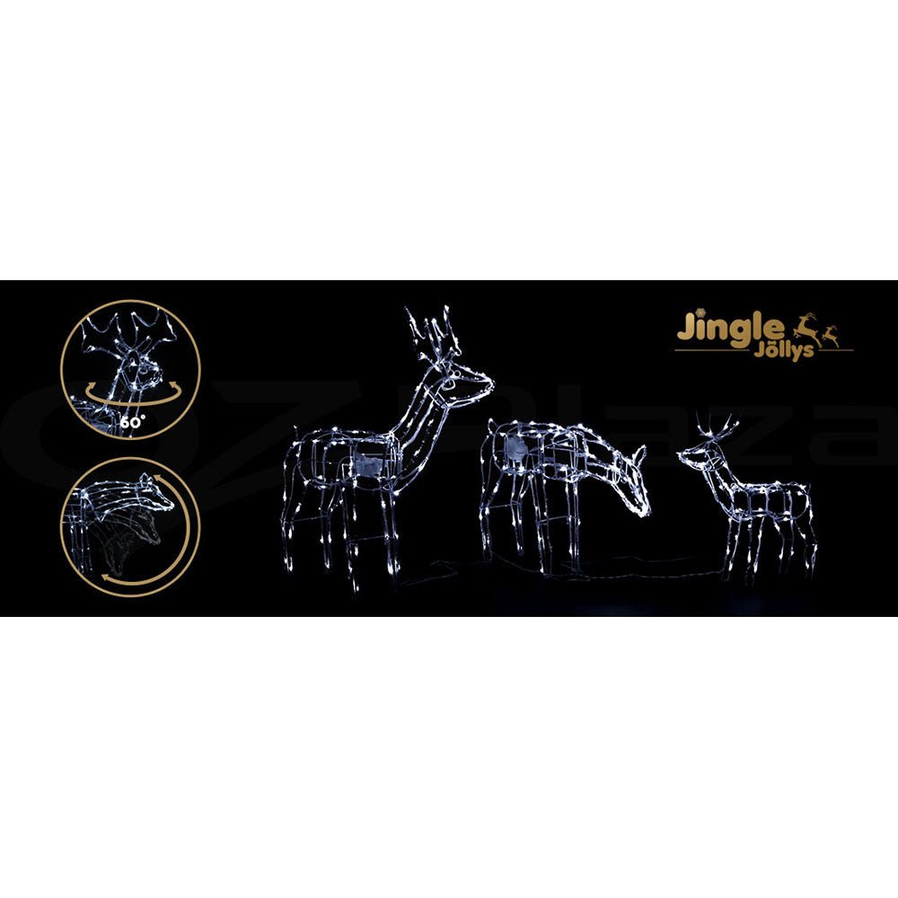 Christmas Motif Lights LED Rope Reindeer Waterproof Outdoor - Bedzy Australia