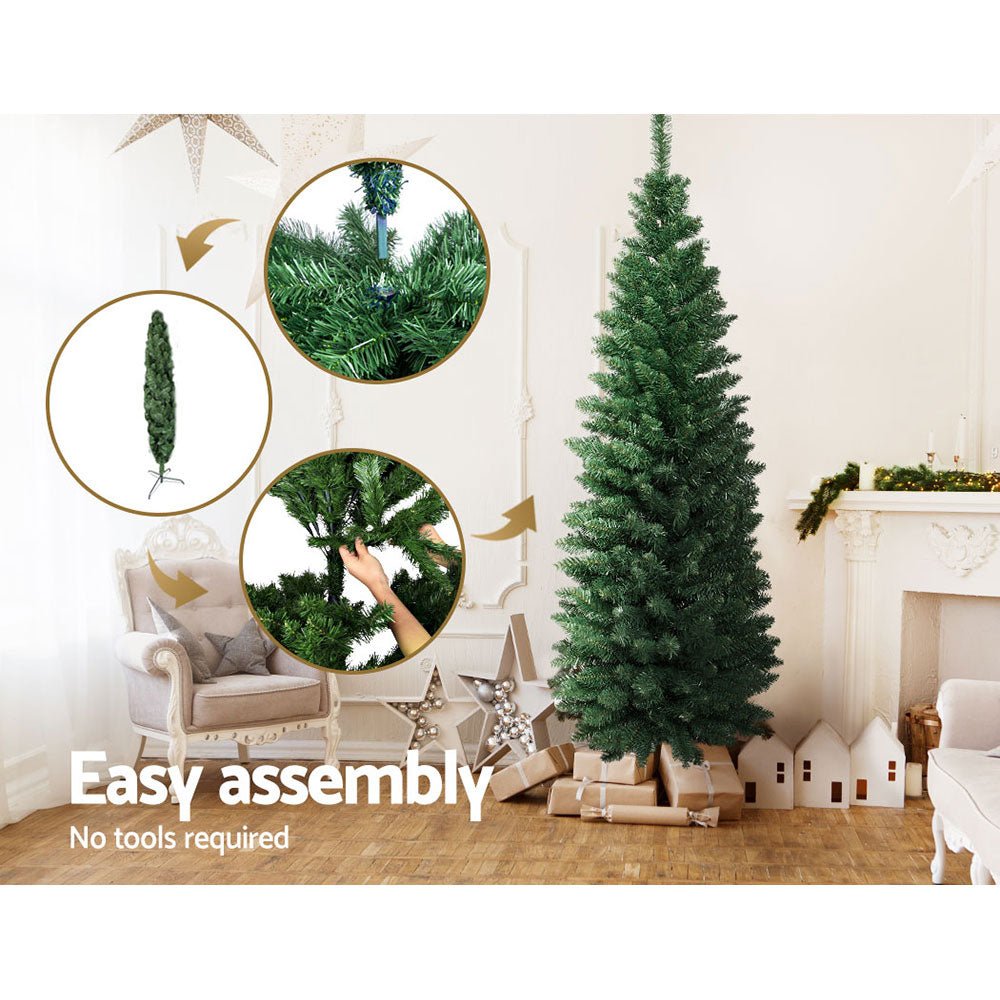 Christmas Tree 1.8M Xmas Trees Green Decorations 300 Tips - Bedzy Australia