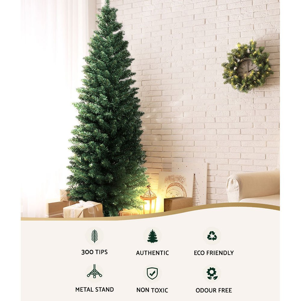 Christmas Tree 1.8M Xmas Trees Green Decorations 300 Tips - Bedzy Australia