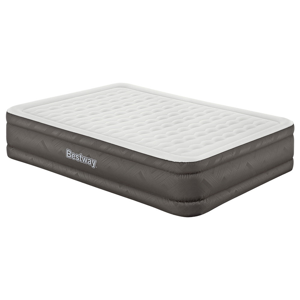 46 CM Thickness Air Bed Inflatable Mattress with Built in Pump - Queen Size - Outdoor > Camping - Bedzy Australia