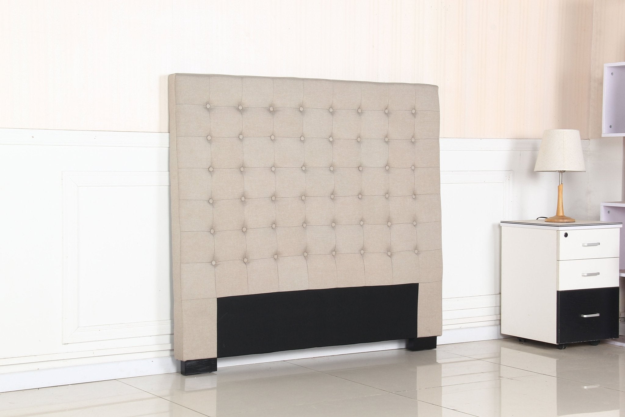 Double Size | Cilantro Headboard (Beige) - Bedzy Australia