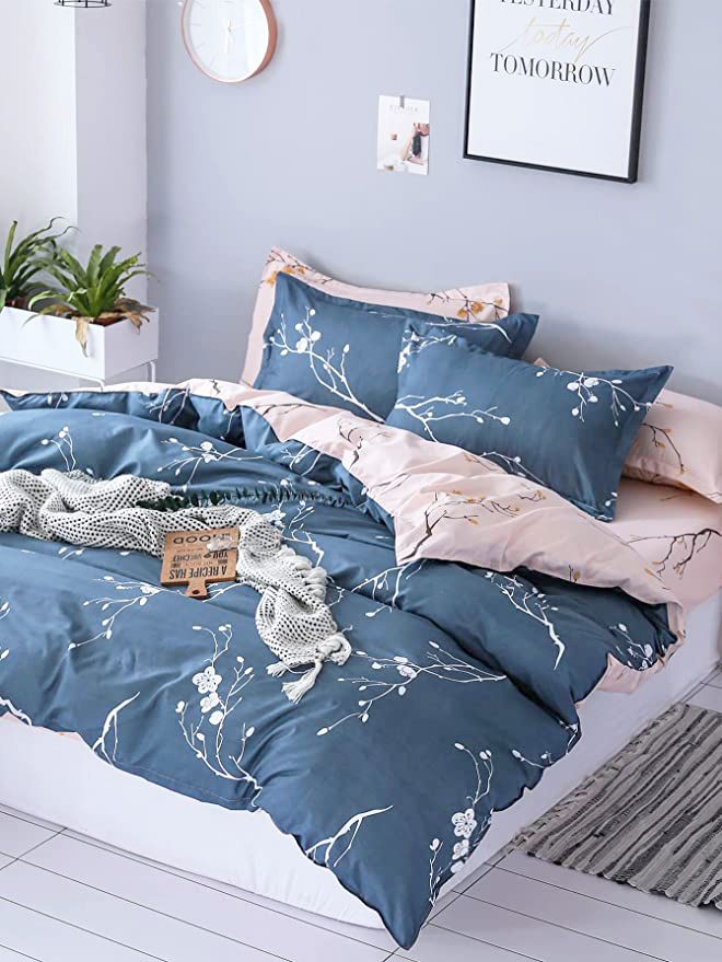 Floral Super King Size Duvet Doona Quilt Cover Set - Home & Garden > Bedding - Bedzy Australia