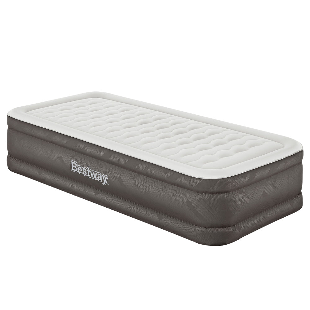 46 CM Thickness Fortech™ Air Bed Inflatable Mattress with Built in Pump - Single Size - Outdoor > Camping - Bedzy Australia