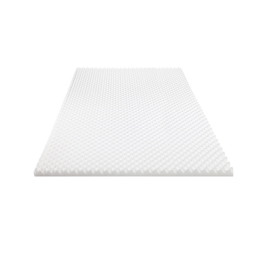 Giselle Bedding Mattress Topper Egg Crate Foam Toppers Bed Protector Underlay K - Furniture > Mattresses - Bedzy Australia