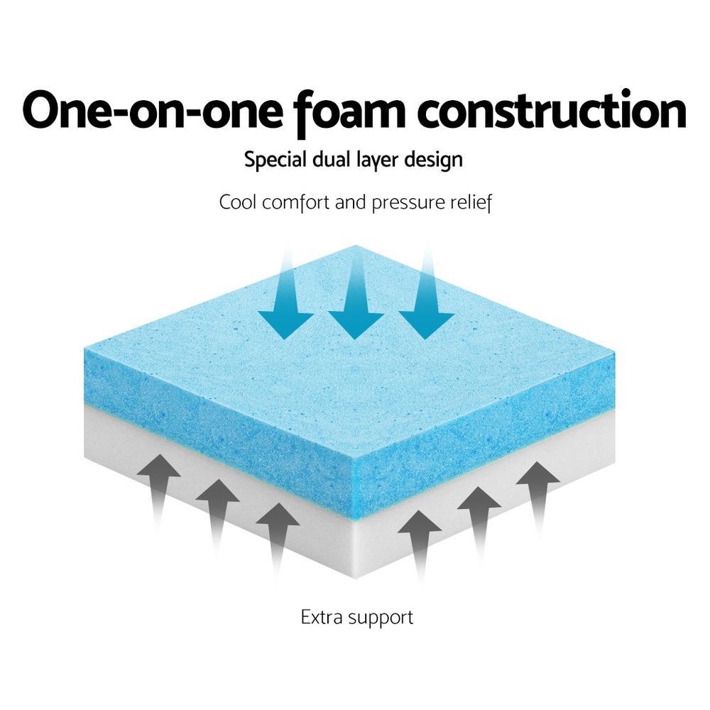 King Size | Dual Layer Cool Gel Memory Foam - Bedzy Australia