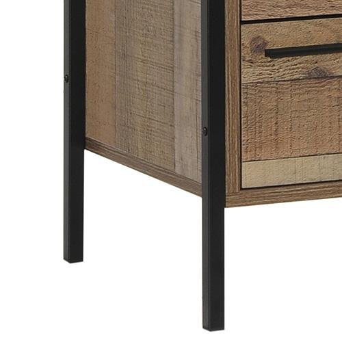 Mascot Bedside Table Oak Colour - Bedzy Australia