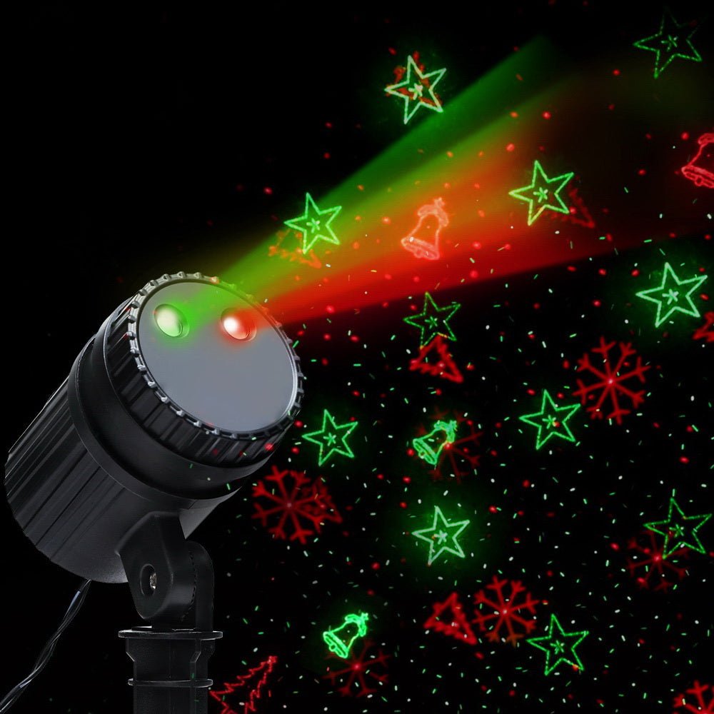 Moving LED Lights Laser Projector Landscape Lamp Christmas Decor - Bedzy Australia