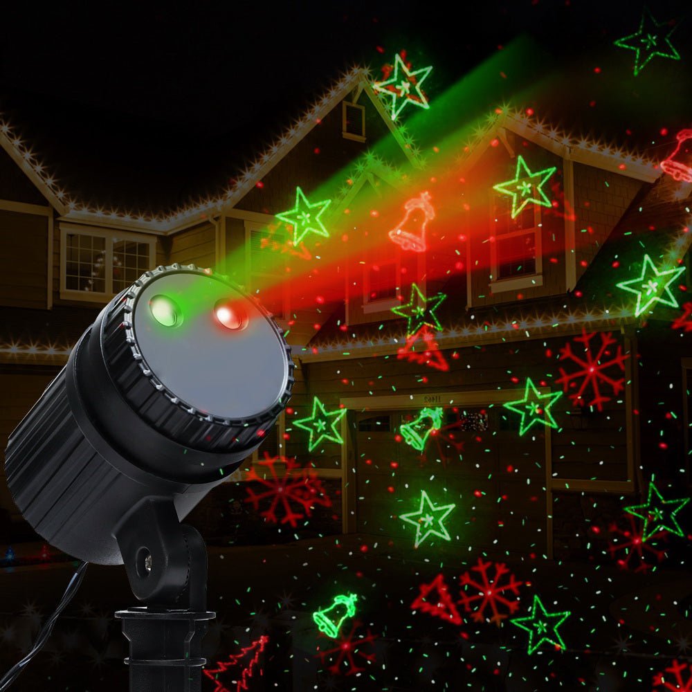 Moving LED Lights Laser Projector Landscape Lamp Christmas Decor - Bedzy Australia