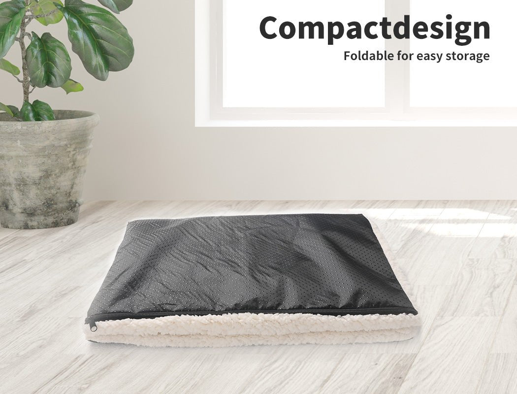 Pet Bed Dog Beds Bedding Heated Pet Bed Soft Mattress Cushion Pillow Mat L - Bedzy Australia