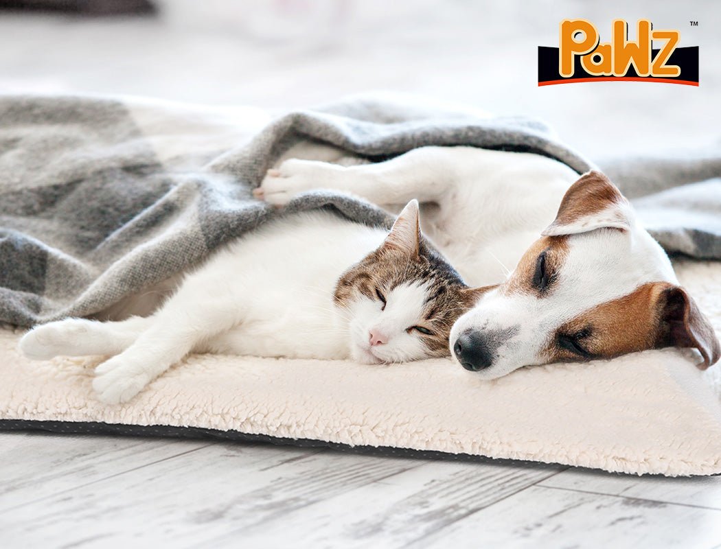 Pet Bed Dog Beds Bedding Heated Pet Bed Soft Mattress Cushion Pillow Mat L - Bedzy Australia