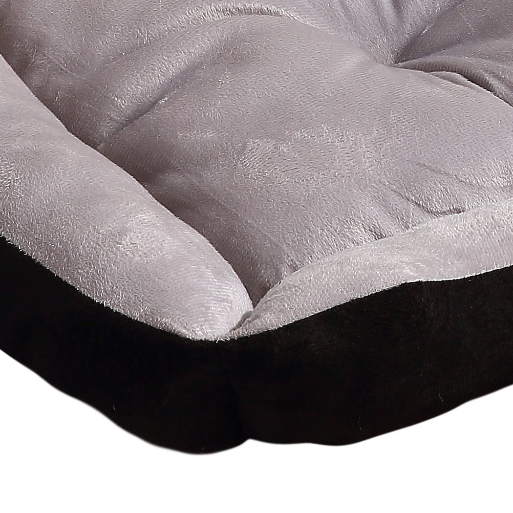 Pet Bed Dog Beds Bedding Mattress Mat Cushion Soft Pad Pads Mats L Black - Bedzy Australia