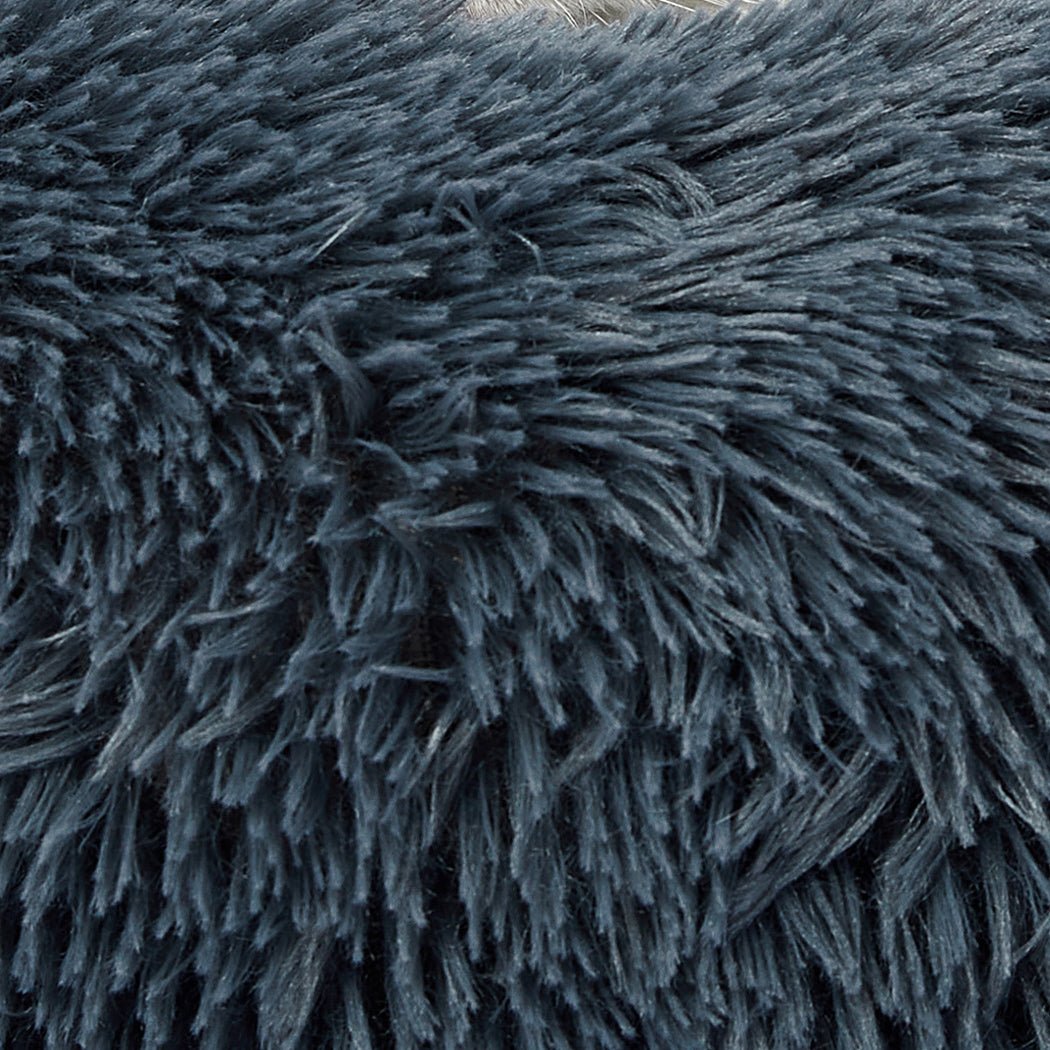 Pet Bed Dog Beds Mattress Bedding Cat Pad Mat Cushion Winter L Dark Grey - Bedzy Australia