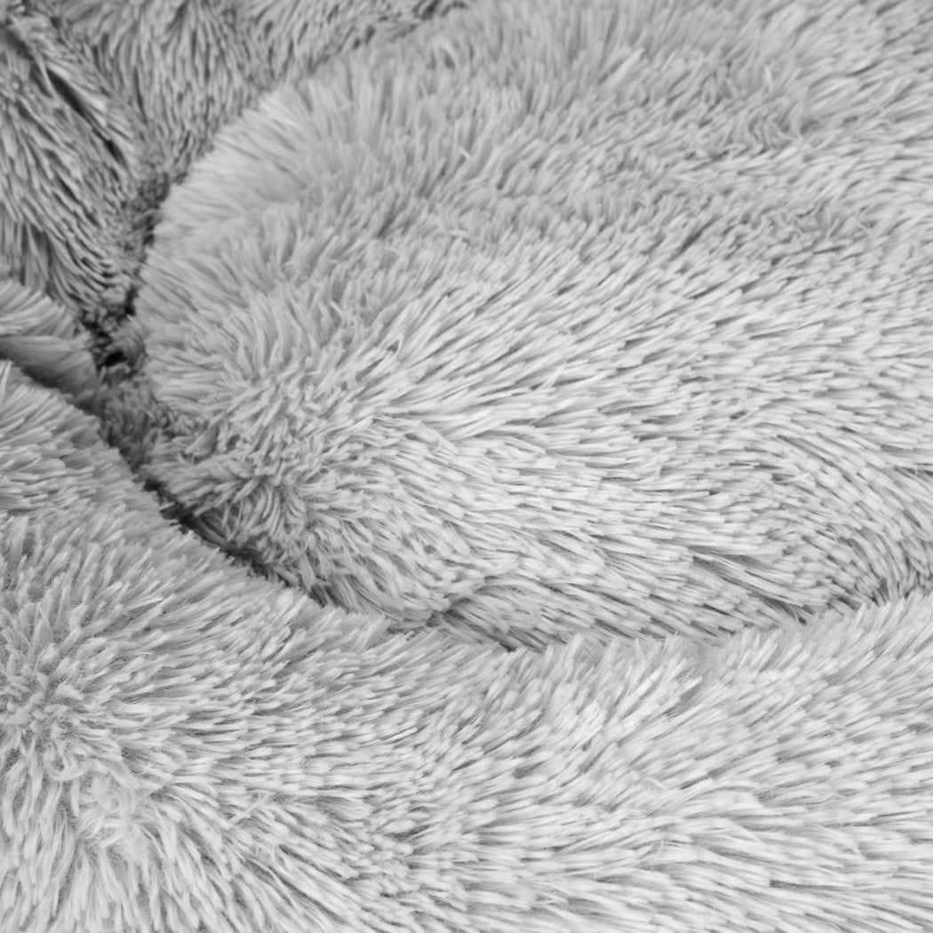 Pet Bed Dog Beds Mattress Bedding Cat Pad Mat Cushion Winter L Grey - Bedzy Australia