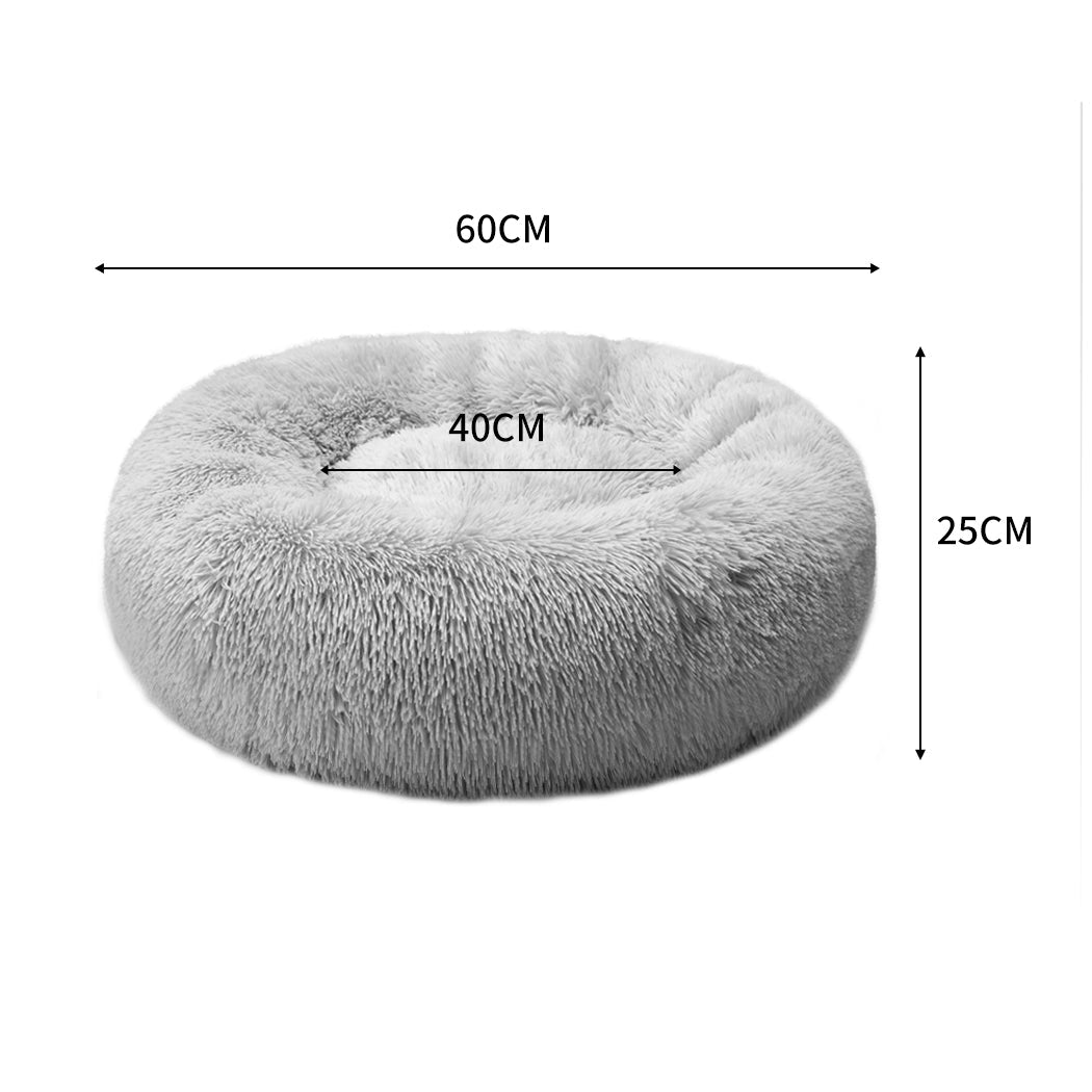 Pet Bed Dog Beds Mattress Bedding Cat Pad Mat Cushion Winter M Grey - Bedzy Australia