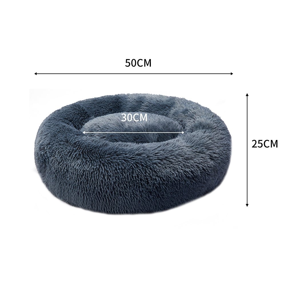 Pet Bed Dog Beds Mattress Bedding Cat Pad Mat Cushion Winter S Dark Grey - Bedzy Australia