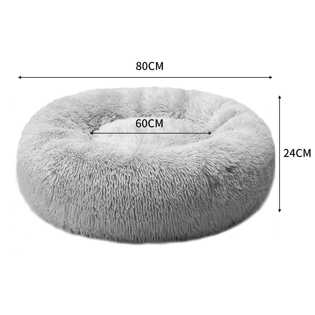 Pet Bed Dog Beds Mattress Bedding Cat Pad Mat Cushion Winter XL Grey - Bedzy Australia