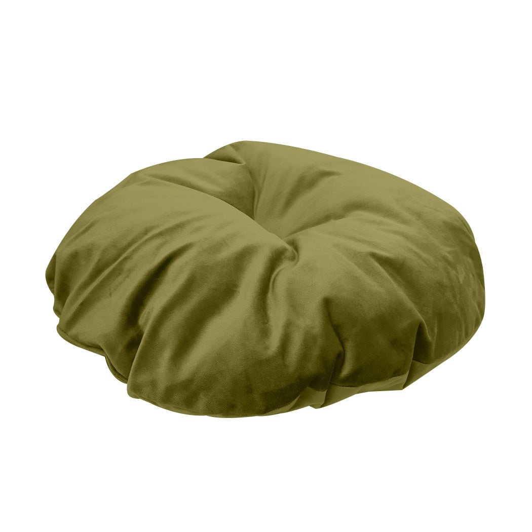 Pet Bed Cat Beds Bedding Castle Igloo Round Nest Comfy Kennel Cave Green L - Bedzy Australia