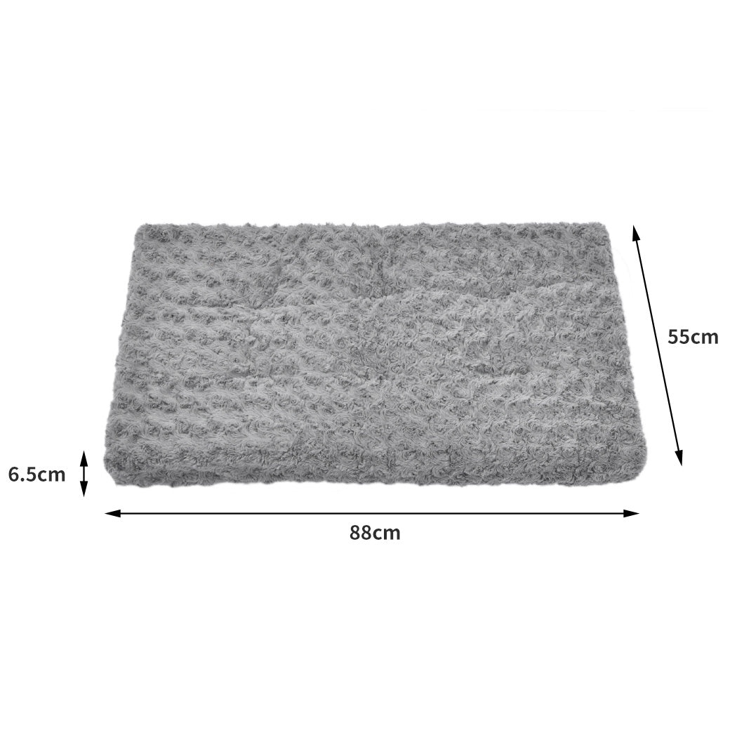 Pet Bed Dog Beds Bedding Soft Warm Mattress Cushion Pillow Mat Velvet M - Bedzy Australia