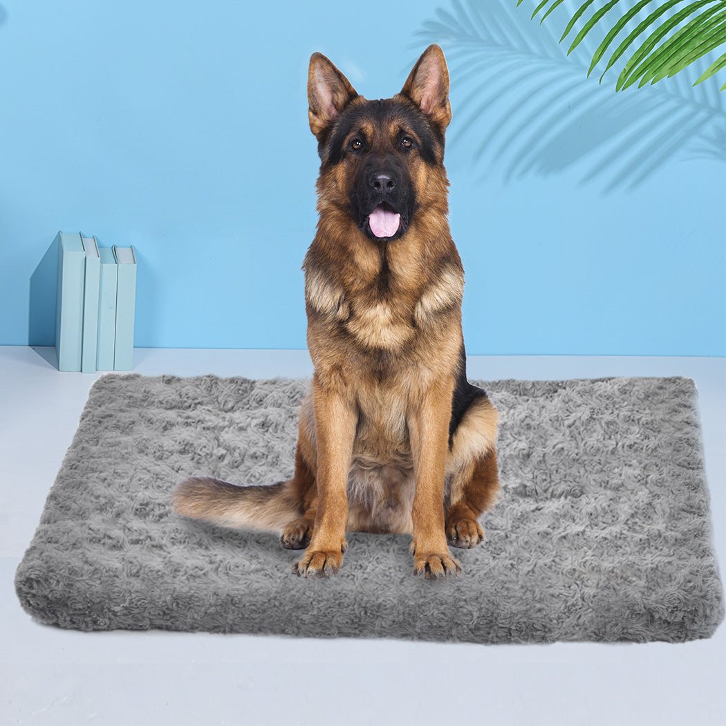 Pet Bed Dog Beds Bedding Soft Warm Mattress Cushion Pillow Mat Velvet XL - Bedzy Australia
