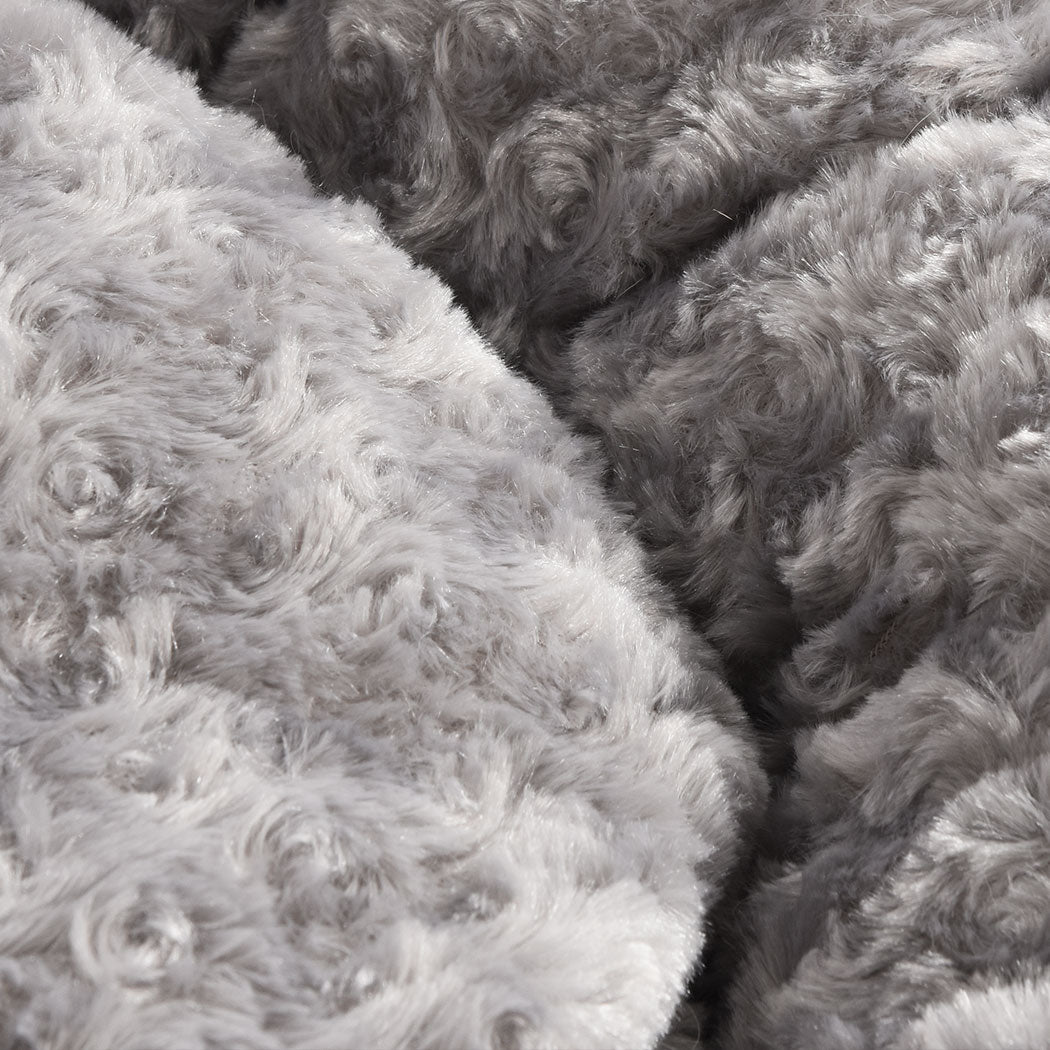 Pet Bed Dog Cat Nest Calming Donut Mat Soft Plush Kennel Cave Deep Sleeping M - Bedzy Australia