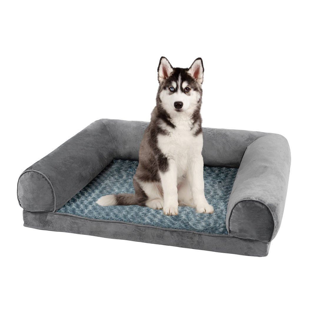 Pet Bed Sofa Dog Beds Bedding Soft Warm Mattress Cushion Pillow Mat Plush XL - Bedzy Australia