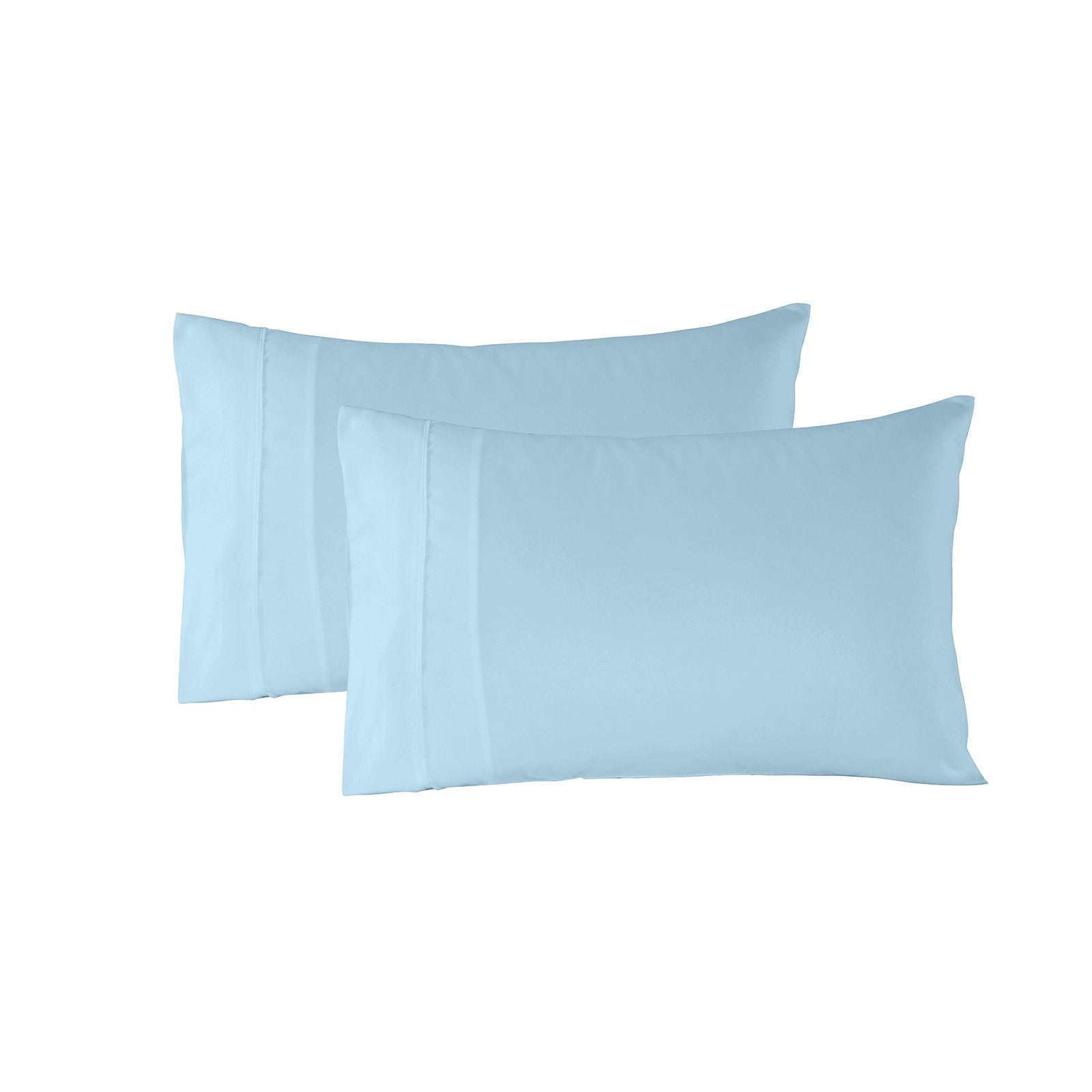 Royal Comfort 1200 Thread Count Sheet Set 4 Piece Ultra Soft Satin Weave Finish Queen Sky Blue - Bedzy Australia