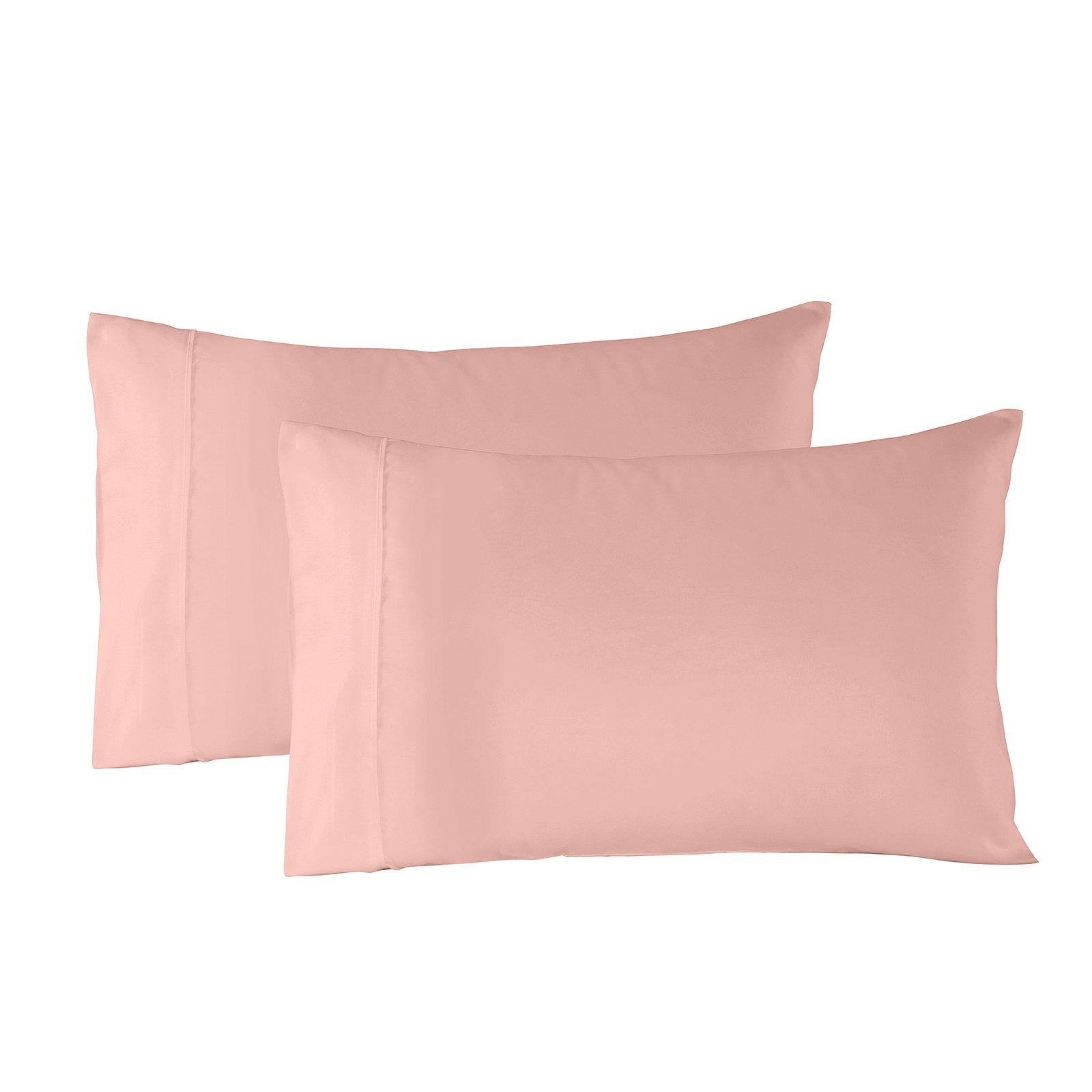 Royal Comfort Bamboo Blended Sheet & Pillowcases Set 1000TC Ultra Soft Bedding King Blush - Bedzy Australia