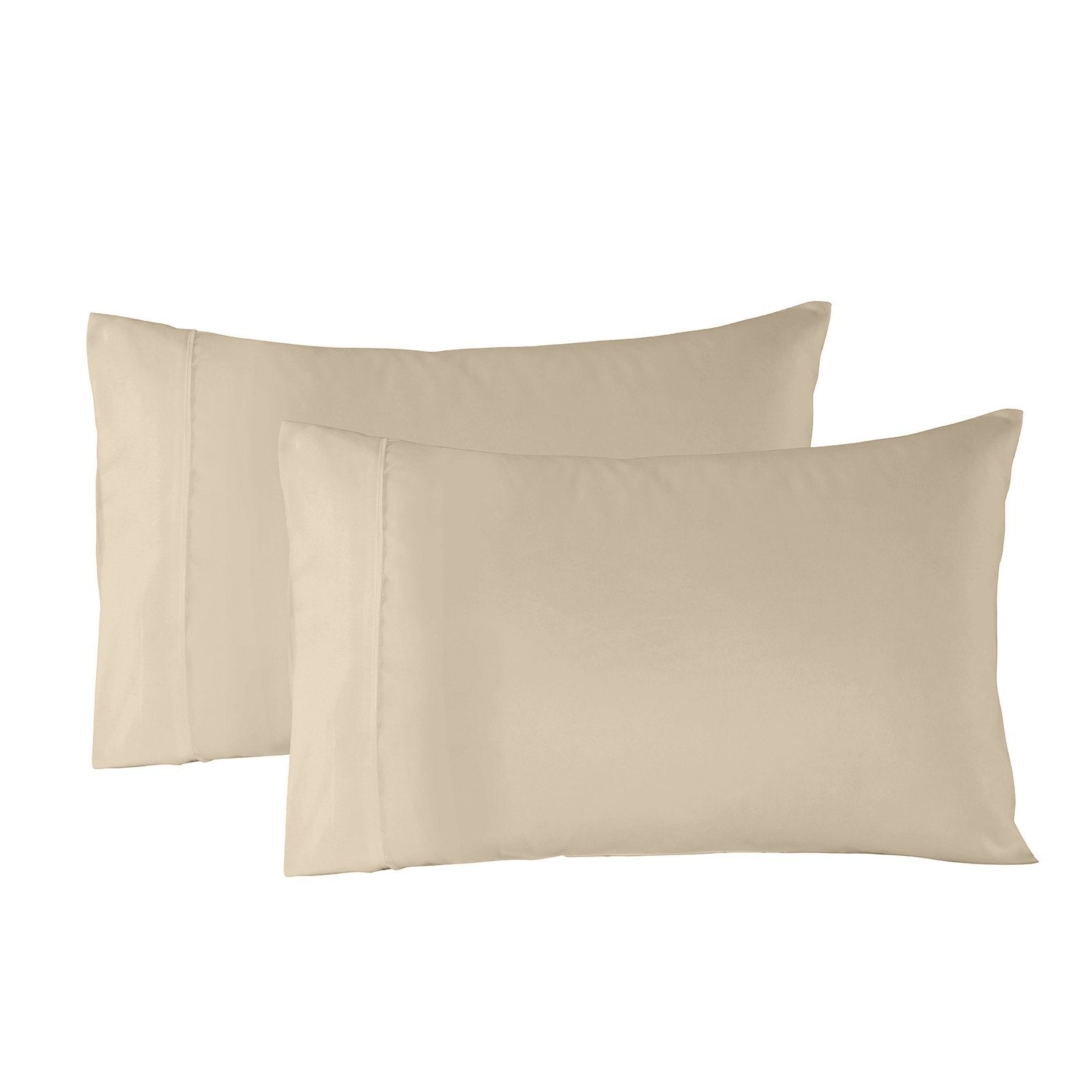 Royal Comfort Bamboo Blended Sheet & Pillowcases Set 1000TC Ultra Soft Bedding Queen Ivory - Bedzy Australia