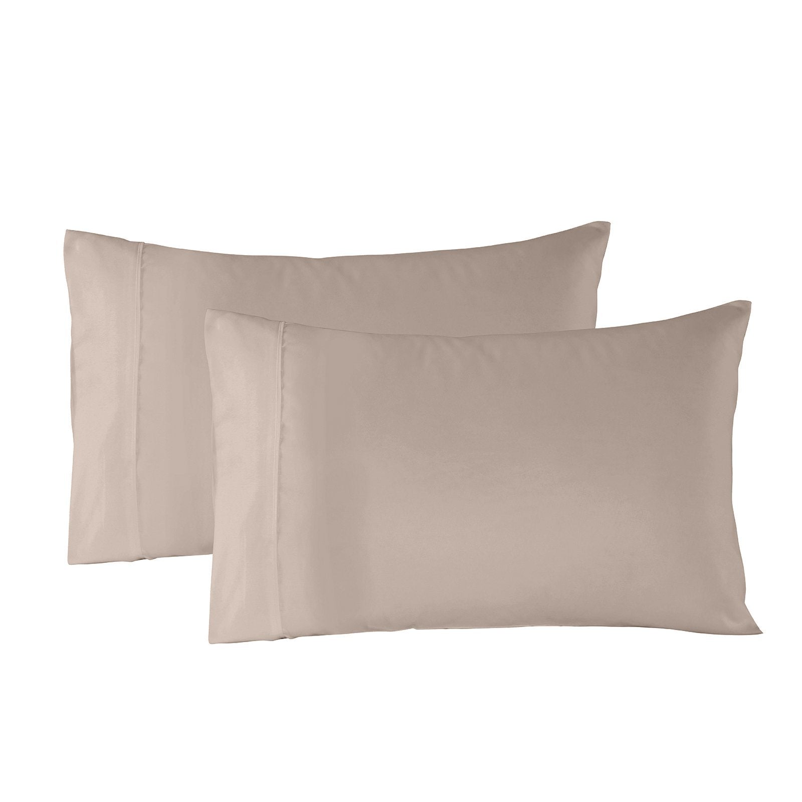 Royal Comfort Bamboo Blended Sheet & Pillowcases Set 1000TC Ultra Soft Bedding Queen Warm Grey - Bedzy Australia