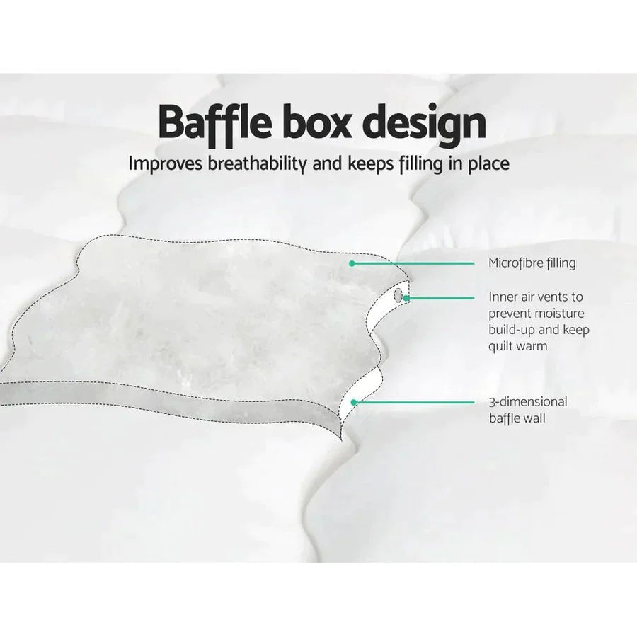 Single Premium Package | Ella Arched Bed Frame Cream Velvet, Algarve Euro Top Pocket Spring Mattress (Medium Firm) & Pillowtop Mattress Topper - Bedzy Australia