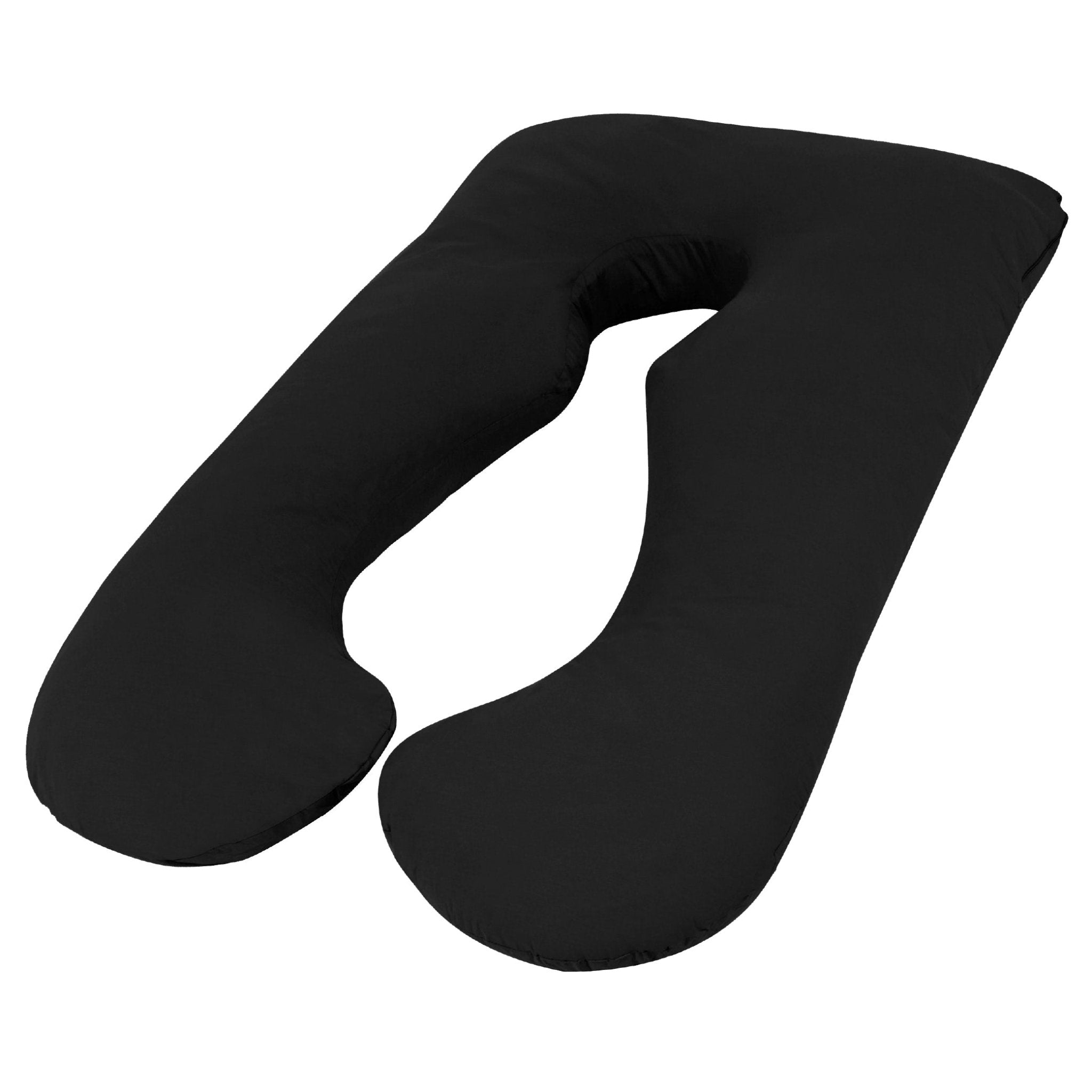 Australian Made Maternity Body Pillow with Pillowcase - Black - Home & Garden > Bedding - Bedzy Australia