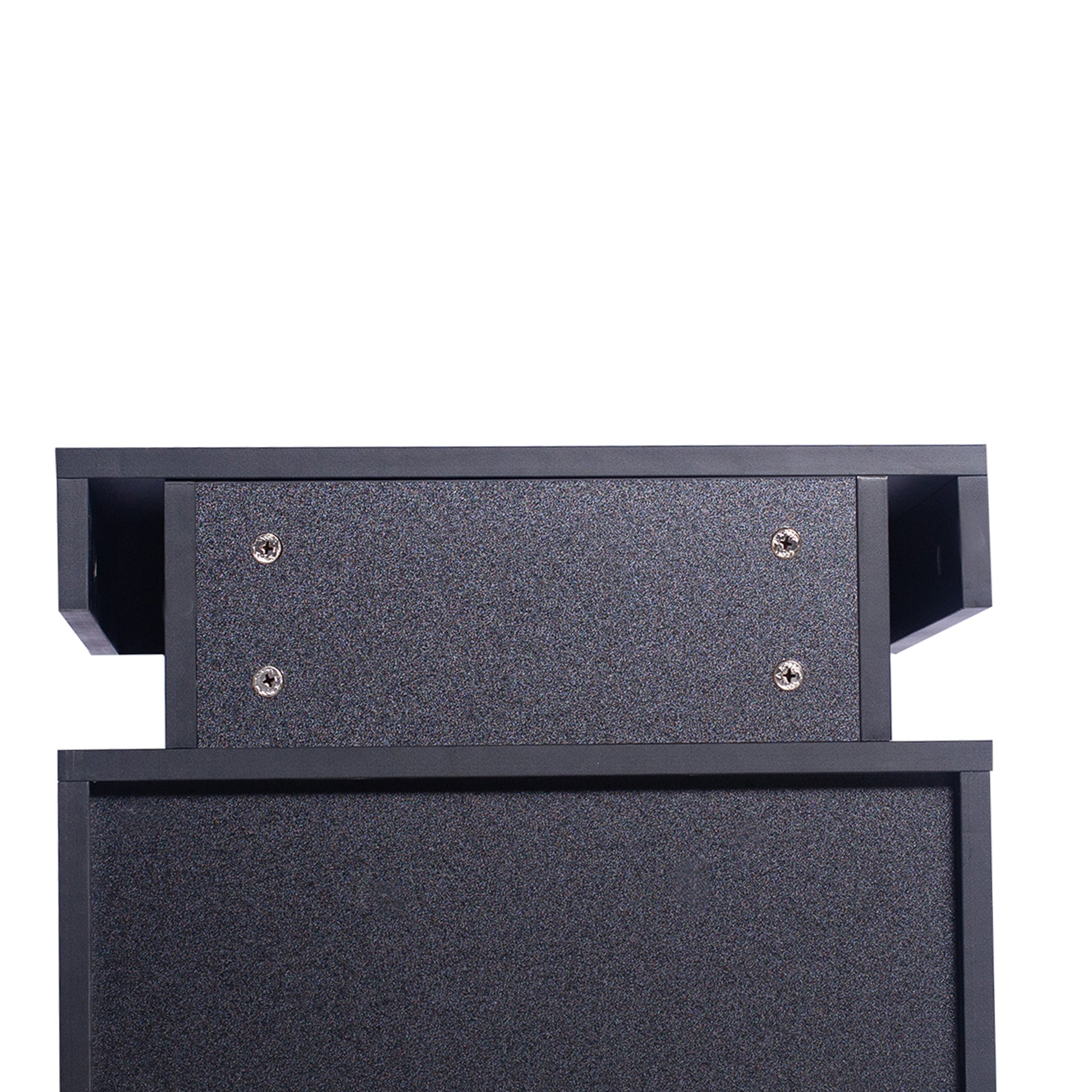 Levede Bedside Tables Side Table 2 Drawers Black-1954802716106690564