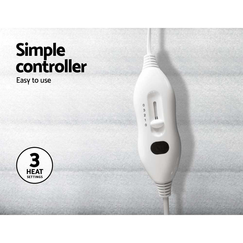 3 Setting Fully Fitted Electric Blanket - Queen - Bedzy Australia