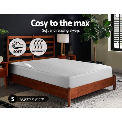 3 Setting Fully Fitted Electric Blanket - Single - Bedzy Australia