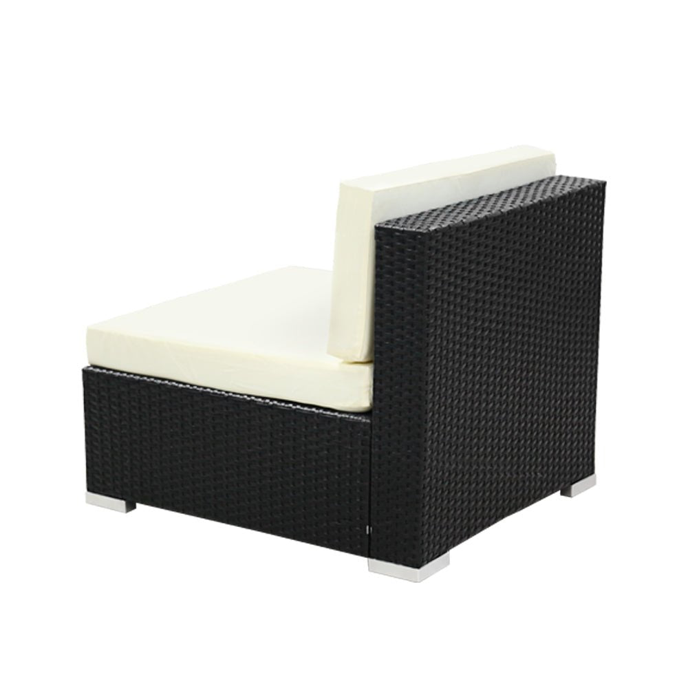 3PC Gardeon Outdoor Furniture Sofa Set Wicker Rattan Garden Lounge Chair Setting - Furniture > Outdoor - Bedzy Australia