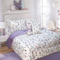 5 Piece Kids Comforter Set Cat Double
