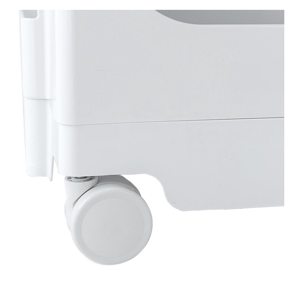 5 Tier Bedside Table Organizer White - Bedzy Australia