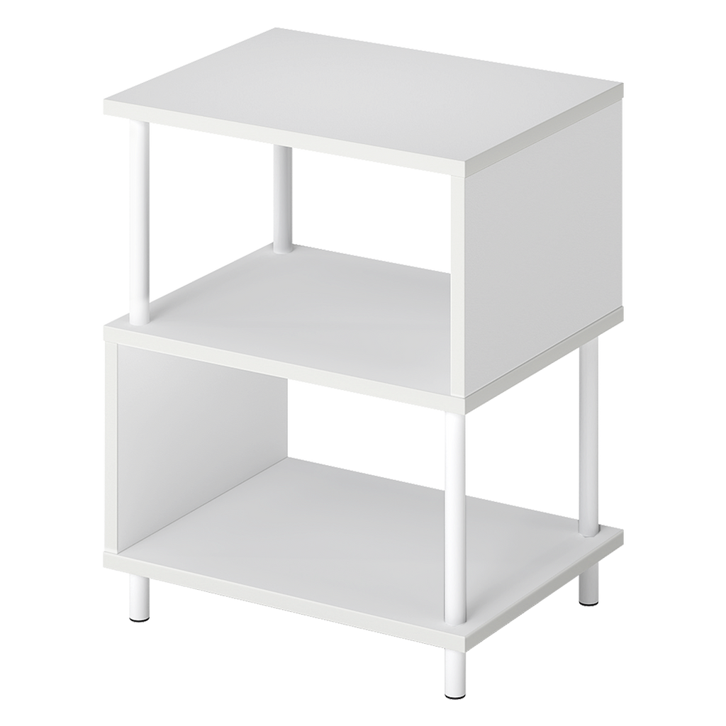 Levede Modern Side Table 3‑Tier Storage Bedside Table-2011971114502328328