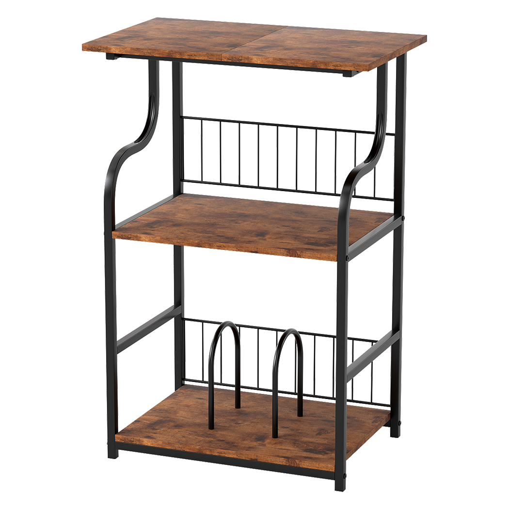 Levede Side Table 3-Tier Storage Shelf Modern Table-2011971114334556168