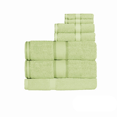 550gsm Cotton 7 Pce Bath Sheet Set New Apple - Home & Garden > Bathroom Accessories - Bedzy Australia