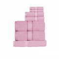 550gsm Cotton 7 Pce Towel Set Rose