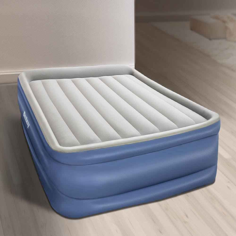 56 CM Thickness Air Bed Inflatable Mattress - Queen Size - Bedzy Australia