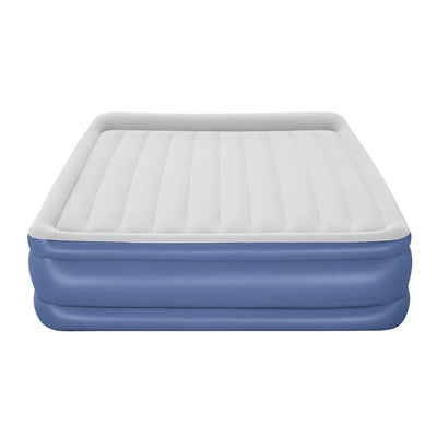 56 CM Thickness Air Bed Inflatable Mattress with Built - in Pump - King Size - Bedzy Australia
