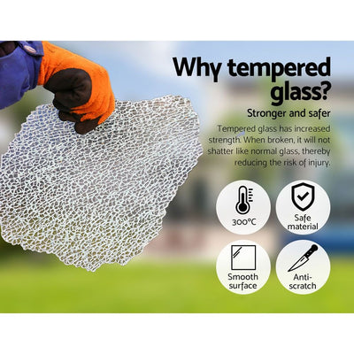 7-Piece Outdoor Sofa Set Wicker Couch Lounge Setting 6 Seater - Furniture > Outdoor - Bedzy Australia